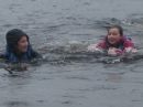Swimming ashore